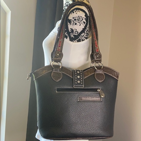 Country style red shoulder bag - Picture 5 of 14